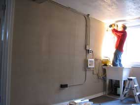 Getting the vent hood ducting down into the basement