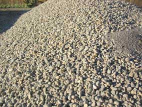 Pea gravel closeup