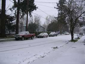 First snow of 2005/2006 winter