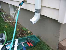 Downspout with 