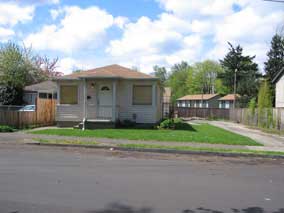 House from street - April 2007