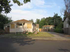 House from street - July 2007