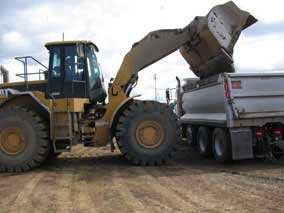 Cat wheeled loader