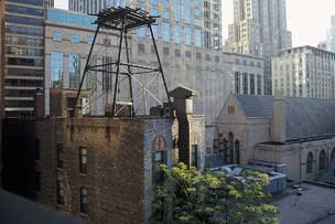 View east from Tremont Hotel window