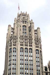 Tribune Tower (Hood and Howells, 1925)