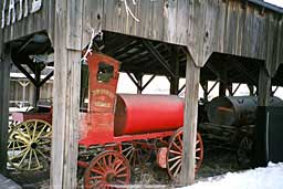 Fire wagon in Shaniko, Oregon