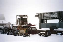 Old tractors, cars, etc. in Shaniko, Oregon