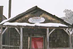 Changs Laundry and Undertakers, Shaniko, Oregon