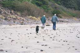 Friends on the beach, Manzanita, Oregon