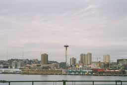 Space Needle and Seattle, from Bainbridge Island ferry