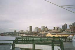 Seattle from Bainbridge Island ferry