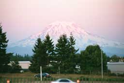 Mount Rainier from Federal Way, Washington