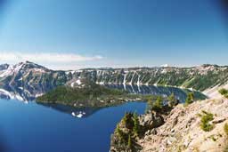 Crater Lake in southern Oregon