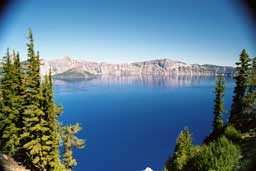 Crater Lake in southern Oregon