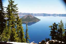 Crater Lake in southern Oregon