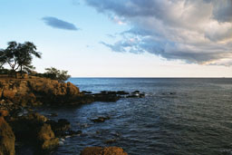 Rocky shoreline at Kahe Point