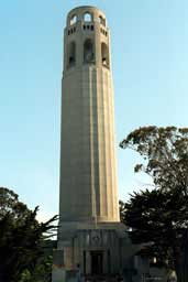 Coit Tower on Telegraph Hill