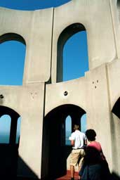 Inside top of Coit Tower