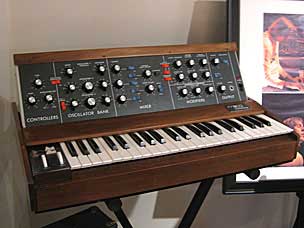 MiniMoog analog synthesizer, c. 1978