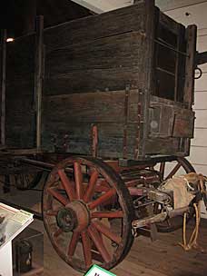 Wagon at Seeley Stable Museum, Old Town San Diego