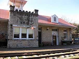 Eureka Springs & North Arkansas Railway, Eureka Springs, Arkansas