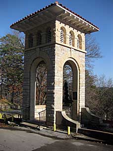 Belltower of Saint Elizabeth Catholic Church, Eureka Springs, Arkansas