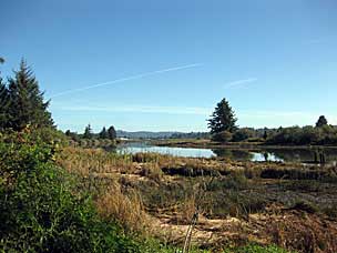 Lewis and Clark River from Fort Clatsop Canoe Landing