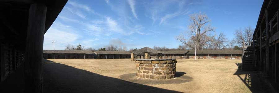 Fort Gibson Historic Site panorama