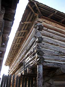 Fort Gibson reconstructed block house