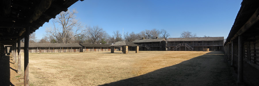 Fort Gibson Historic Site panorama