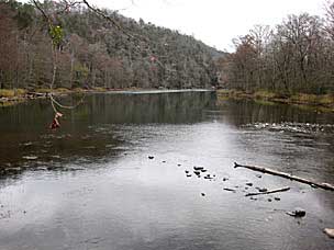 Mountain Fork River at Beavers Bend State Park, Oklahoma