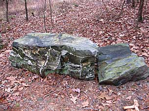 Interesting rocks at Beavers Bend State Park, Oklahoma