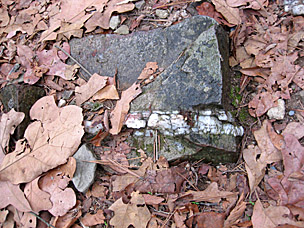 Interesting rocks at Beavers Bend State Park, Oklahoma