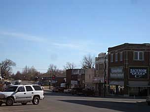 Downtown Cushing, Oklahoma on Broadway