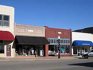 Downtown Cushing, Oklahoma on Broadway