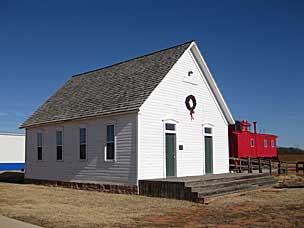 IXL [Indian Exchange Land] Schoolhouse (1896) at Oklahoma Territorial Plaza