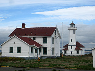 Point Wilson Lighthouse at Fort Worden State Park, Washington