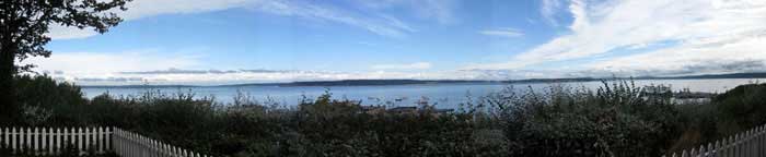 Panoramic view from Fire Bell Tower, Port Townsend, Washington