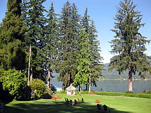 Lake Quinault from the Lake Quinault Lodge, Washington