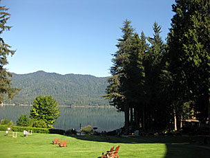 Lake Quinault from the Lake Quinault Lodge, Washington