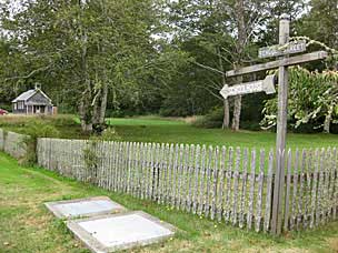 School Street and Territory Road (formerly Fourth Street), Oysterville, Washington