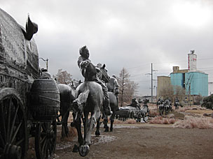 Oklahoma Centennial Land Run Monument, Oklahoma City, Oklahoma