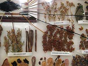 Natural dye sources for Native American textiles, Woolaroc Museum