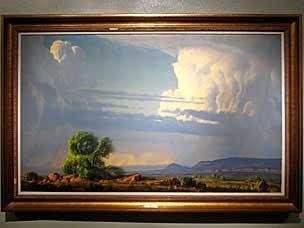 <em>West Wind</em> by Wilson Hurley (1970), Woolaroc Museum