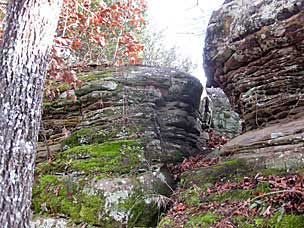 Outcrop at Woolaroc Ranch