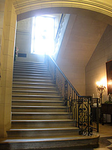 Stairs to top floor, Marland Estate, Ponca City, Oklahoma