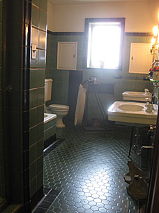 George Marland's bath room, Marland Estate, Ponca City, Oklahoma