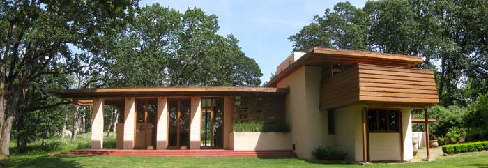 Frank Lloyd Wright's Gordon House at the Oregon Garden