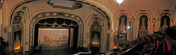 Panorama of the Coleman Theatre auditorium, Miami, Oklahoma