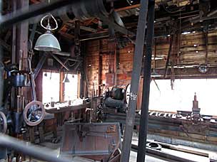 Machine Shop at historic Thomas Kay Woolen Mill, Salem, Oregon